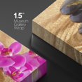 thumbnail image 4 of wall26 Canvas Print Wall Art Sandy Zen Garden with Stones &amp; Purple Blossoms Nature Wilderness Photography Realism Chic Scenic Relax/Calm Multicolor for Living Room, Bedroom, Office - 12"x18&, 4 of 5