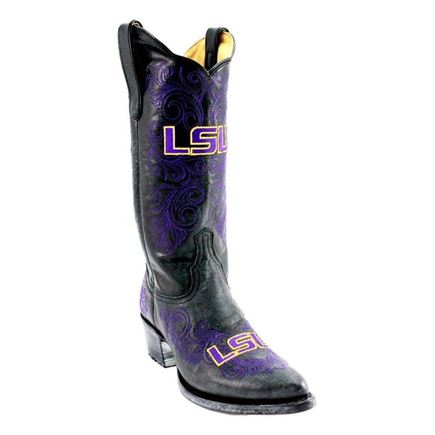 Gameday Boots Womens Louisiana 13" Shaft Round Toe LSUL3262 Walmart
