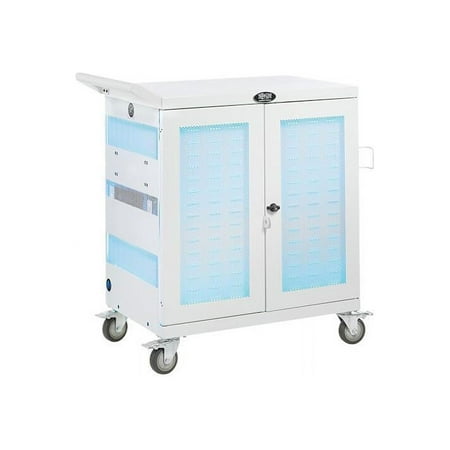 UPC: 0037332240156 | Tripp Lite CSC32USBWHG Safe-IT Multi-Device UV Charging Cart Hospital-Grade 32 USB Ports iPad and Android Tablets