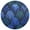 Blue Batik Leaves Pattern, variant on 15 Inch Round Grid Plate Mats Heat Non-Slip Resistant PVC Placemats for Kitchen Dining Table Decor Blue Batik Leaves Pattern 1PCS