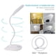 thumbnail image 4 of LED Desk Lamp with Flexible Gooseneck 3 Level Brightness, Battery Operated Table Lamp 5W Touch Control, Compact Portable lamp for Dorm Study Office Bedroom Set of 2,Plastic, 4 of 5