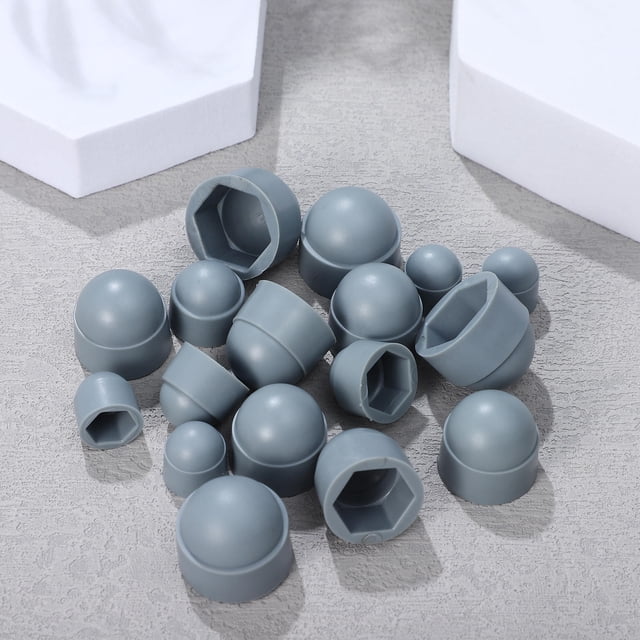 DEEPCRAFF 40pcs Plastic Hexagonal Nut Caps for Appearance Improvement in Outdoor Conditions