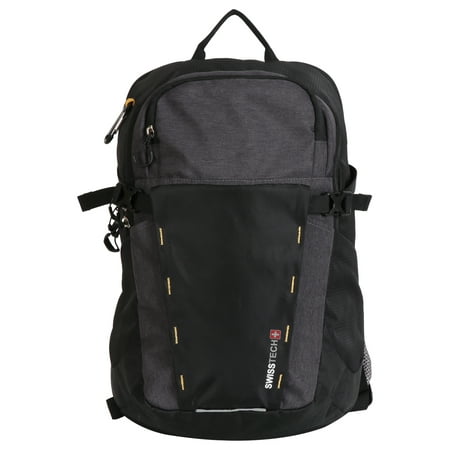 Swiss Tech Unisex 20L Commuter Adult Backpack Black