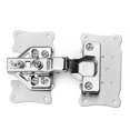 thumbnail image 4 of Stainless Steel Cabinet Soft Close Hinge Repair Plate Tool Home Kitchen Drawer Cupboard Door Hinges Fixing 6pcs, 4 of 6