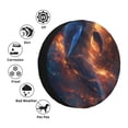 thumbnail image 2 of Kdxio Cool Dolphin for Tire Cover Wheel Protectors Tyre Covers Weatherproof Wheel Covers Universal Fit for Trailer Rv SUV Truck Camper Travel Trailers 15 inch, 2 of 5