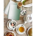 thumbnail image 4 of Dark Green Ombre Kitchen Dish Towels for Drying Dishes Set of 3, Modern Gradient Abstract Art Waffle Weave Microfiber Hand Tea Bathroom Towels Quick Dry & Absorbent Towel 15.7x23.6, 4 of 7