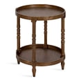 thumbnail image 2 of Kate and Laurel Bellport Farmhouse Side Table, 20 x 20 x 24, Rustic Brown, Sophisticated Rustic End Table for Storage and Display, 2 of 10