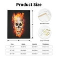 thumbnail image 2 of Gaeub Satanic Skull Print Modern Canvas Wall Art Prints,Artwork Abstract Paintings,Canvas Decorative,Pictures on Canvas for Home Decorations,Wall Decor, 2 of 6