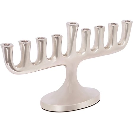 BirdRock Home Hanukkah Menorah for Holidays - Stainless Steel