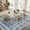 Blue, variant on Vintage Style Area Rugs - Non-Slip Reversible Machine Washable Rug, Soft Boho Rug for Living Room Bedroom Gray 5*7ft(152*213cm)