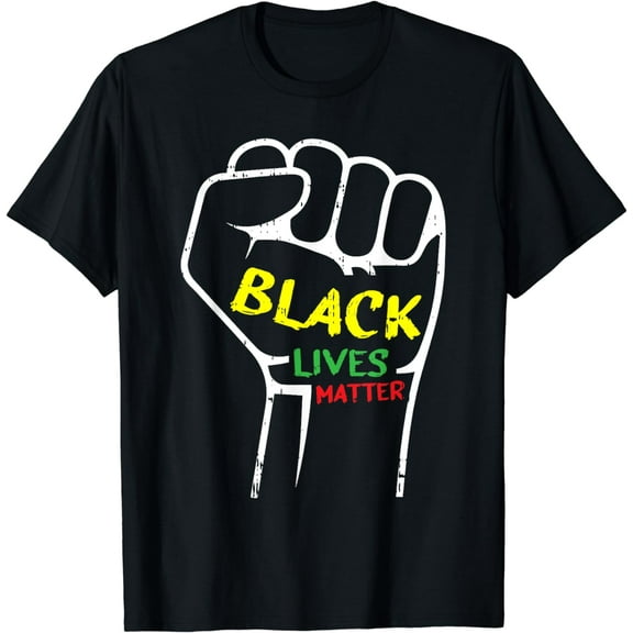 Black Lives Matter History Power Fist African American Gifts T-Shirt