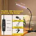 thumbnail image 2 of Grow Lights 2025 for Indoor Plants,2 Head Grow Light Full Spectrum Auto ON/Off with 4/8/12H Timer, 3 Modes Clip On Plant Grow Light with 10 Dimmable Brightness, 2 of 8
