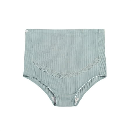 

Womens Underwear Underwear for Women Prenatal Large Size High Waiste Lace Solid Color Comfortable Underpants