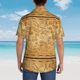 thumbnail image 4 of Balery Old Vintage Map Of Sea Camisas hawaianas de manga corta para hombre, camisas playeras de corte holgado, camisas de vacaciones con botones,X-Large, 4 of 7
