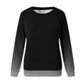 thumbnail image 5 of Mingw Womems Colored Tees Sweatshirts Crew Neck Long Sleeve Fall Tunic Top, 5 of 5