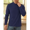 thumbnail image 6 of Iceglad Men's Long Sleeve Shirt Mock Turtleneck Cotton Basic Thermal Undershirt Lightweight Pullover, 6 of 7