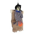 thumbnail image 1 of Skeleton / Zombie Hanging Decoration Figurines Broma Juguete Para Ventana De Pared Y Jardín Gris Yotijar Fantasma colgante de Halloween, 1 of 9