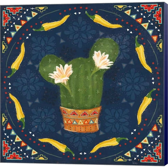 Great Art Now Tex Mex Fiesta IV Dark by Veronique Charron, Canvas Wall Art, 12W x 12H