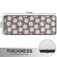 thumbnail image 5 of Kitchen Rugs Sets Of 2,Baseballs and Love Anti Fatigue Kitchen Mat Rugs Non Slip Washable,Decorative Kitchen Floor Mats for Kitchen,Sink,Laundry,17"x47"+17"x47", 5 of 5
