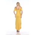 thumbnail image 4 of White Mark Women's Cold Shoulder Maxi Dress, 4 of 5