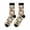 E, variant on Halloween Mid Calf Socks, Unisex Fun Crew Socks with Halloween Print, Soft Comfy Breathable Polyester Blend, Perfect for Halloween Party, Daily Wear, and Gift Exchange