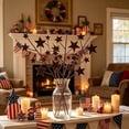 thumbnail image 5 of Clearance! Independence Day Star Model Branch Decor 12.99In for 4th Of July Party Vase Flower Pot Centerpiece Porch Entryway Table Memorial Day Veterans Day Patriotic Home Decor Mantel Shelf Tabletop, 5 of 6