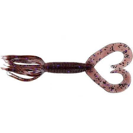 Yamamoto 5 Double Tail Hula Grub - Realistic Easy-to-Use Soft Plastic Fishing Lure Bait with Free-Flowing Skirt - 10 Pack