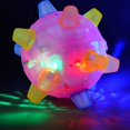 thumbnail image 4 of Pelota de juguete para perros y gatos, nueva y extraña pelota de baile con luz y destellos (color aleatorio), 4 of 7