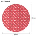 thumbnail image 6 of Christmas Round Tablecloth 70x70in(178x178cm) – Waterproof Polyester Table Cover with Full Print Design, Wrinkle Resistant & Washable for Kitchen Dining Party Decor, 6 of 6