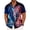 The Statue of Libert and the eagle over the national flag, variant on Mens Patriotic Button Up Shirt Eagle Print Star and Striped Patriotic American Flag Hawaiian Shirt for Daily
