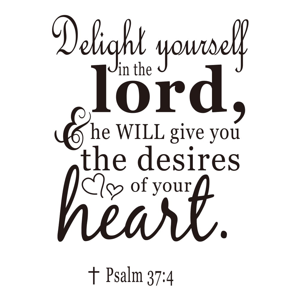 PSALM 37 4 Wall Art Sayings Sticker D cor Decal Prayer Church Jesus psalm-37-4-wall-art-sayings-sticker-d-cor-decal-prayer-church-jesus