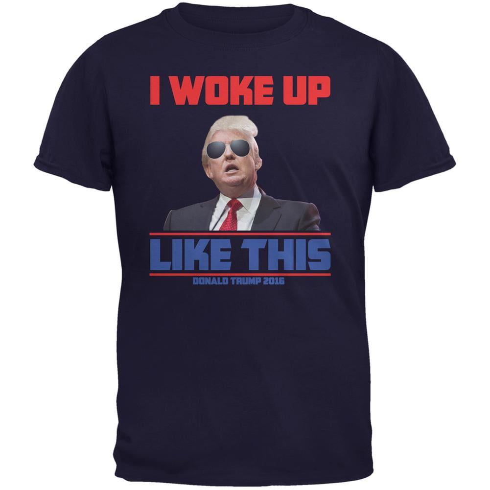 Short-Sleeve T-Shirt Black Donald Trump Woke