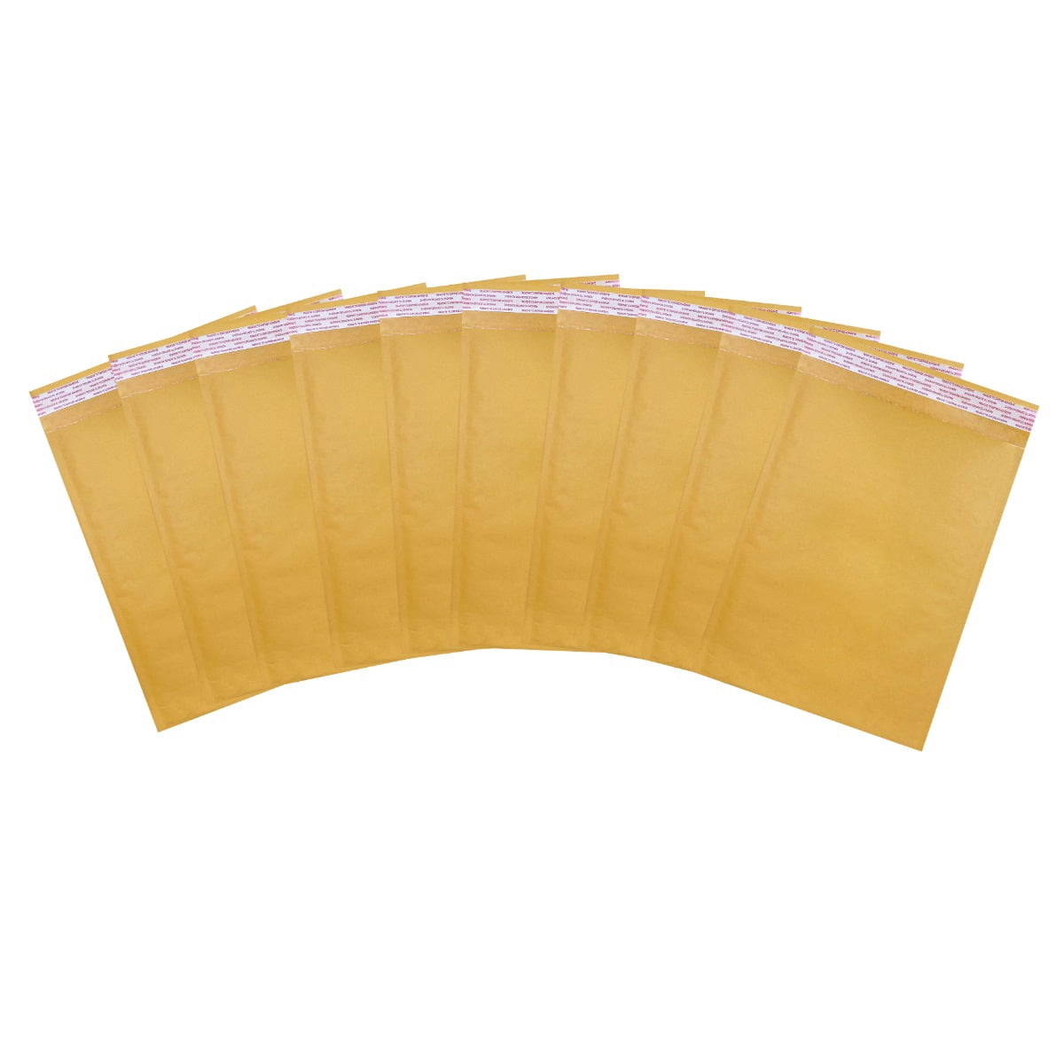 StarBoxes 10 Kraft Bubble Mailers 10.5x16" - #5 Self-Seal Padded Envelopes