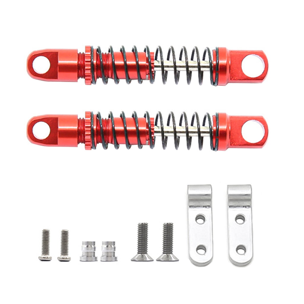 2pcs Front Shock Absorber Damper Spring with Fixed Seat for WPL D12 RC Car