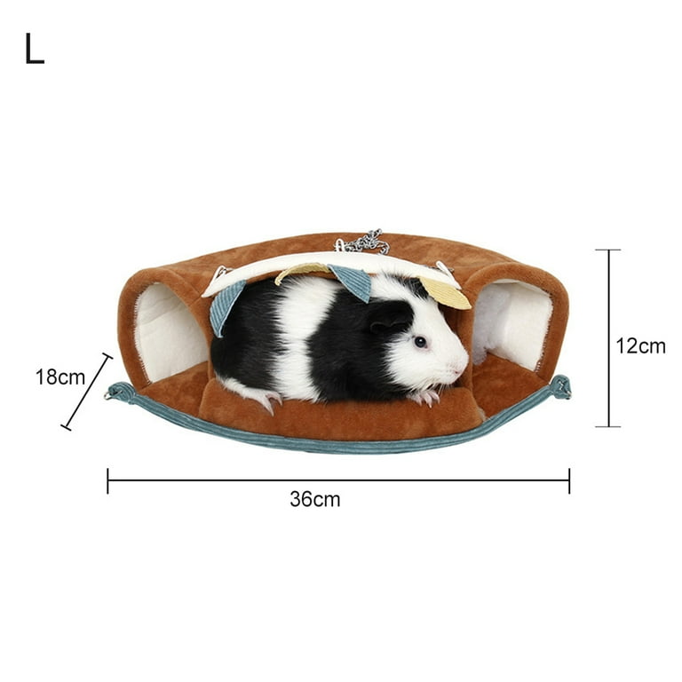 Hamster Hammock Cage Accessories Hanging Bed Swing Bag for Guinea Pig Small Pets