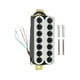 thumbnail image 3 of Pastilla de guitarra eléctrica de doble bobina precableada Humbucker de bajo ruido y alta salida para Cuello Blanco, 3 of 9
