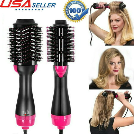 3in1 Hair Blow Dryer Brush Comb Hot Air Hair Dryer Straightener Hair Tool