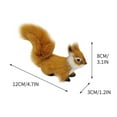 thumbnail image 6 of Bzdzmqm under $5 Squirrel Ornament, Imitation Animals Small Squirrels,Pendant OrnamentsToysHandicrafts,Holiday Supplies Home Decor,Cute Squirrel Figurine Collection,Christmas Tree Decorations, 6 of 6