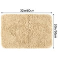 thumbnail image 6 of Unique Bargains Non-Slip Thick Microfiber Soft Plush Bathroom Mat Quick Dry Bath Rug Khaki 20"x32", 6 of 7