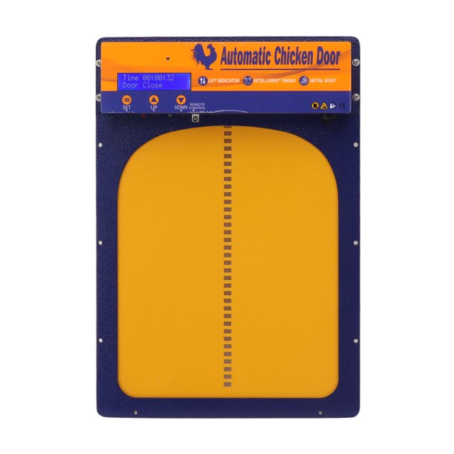 Porte de Poulet en Aluminium, Porte de Poulailler à Télécommande pour la Maison