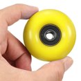 thumbnail image 4 of Unique Bargains Roues de Planche à Roulettes 52mm avec Roulements Roues de Rue pour Skateboards Roue de Croisière 95A, Jaune Noir Lot de 4, 4 of 4