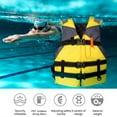 thumbnail image 4 of Adults Floating Jacket Lightweight Life Vest for Fishing Swimming (Yellow), 4 of 8