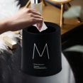 thumbnail image 2 of Small Trash Can with Lid, Mini Trash Can for Bathroom, Office and Bedroom, Small Bathroom Garbage Can with Swing Top, Compact Waste Basket for Desk, Dorm & Home, Black - Xuniizn, 2 of 7