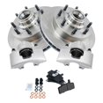 thumbnail image 2 of TRQ Front Brake Pad & Rotor Kit Brake Caliper Brake Pads Brake Rotor Semi-Metallic Vented Fits Select 1992-1999 Chevrolet C1500 Suburban 1995-1997 Tahoe GMC Yukon, 2 of 6