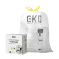thumbnail image 1 of EKO Bolsas de Basura Tamaño E. 25-35 Litros. 80unidades. Caja dosificación fácil. Compatible con bote de basura EKO, uso en cocina, doméstico, extrafuertes, con cordón, 1 of 3