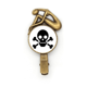 thumbnail image 1 of Producto químico peligroso patrón círculo espantoso símbolo ilustración Broche broche broche broche Metal retro, 1 of 3