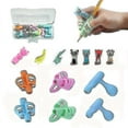 thumbnail image 2 of Pencil Grip Set 13 Pcs Children Pen Holder Writing Aid Grip Trainer With Storage Case, 2 of 4