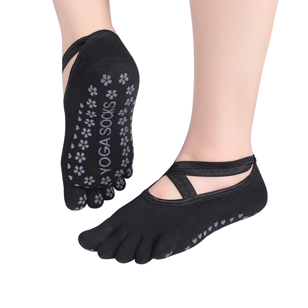 Non Slip 3 pack Yoga Socks for Women hospital, Men and Girls for Yoga,pilates 
