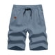 thumbnail image 3 of pstuiky Pantalones cortos de gimnasio para hombre, Pantalones cortos deportivos informales con estampado de cordón para exteriores de verano para hombre Pantalones cortos de golf, 3 of 6