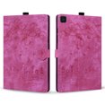 thumbnail image 2 of Case for Samsung Galaxy Tab A7 Lite 8.7 inch 2021 (SM-T220/T225) with Stand, Card Slot, Embossed Cat PU Leather Cover, Rose, 2 of 7